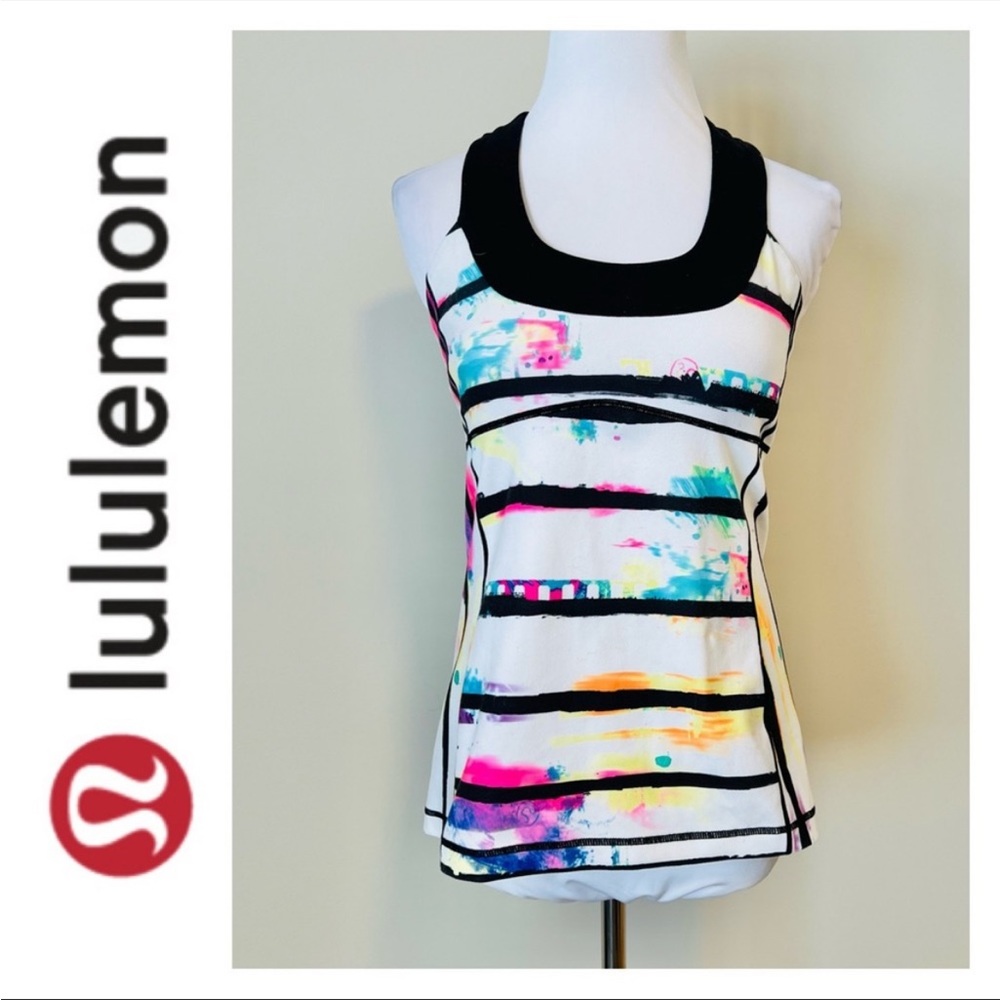 lululemon athletica Multicolor Striped Tank Top